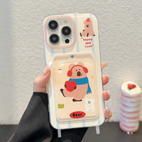 Persimmon Pepper Bear Phone Case (For iPhones)