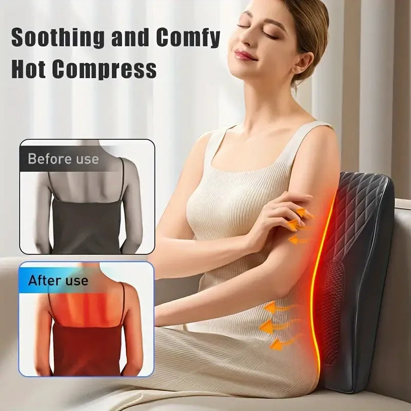 Heated 3D Kneading Massage Pillow