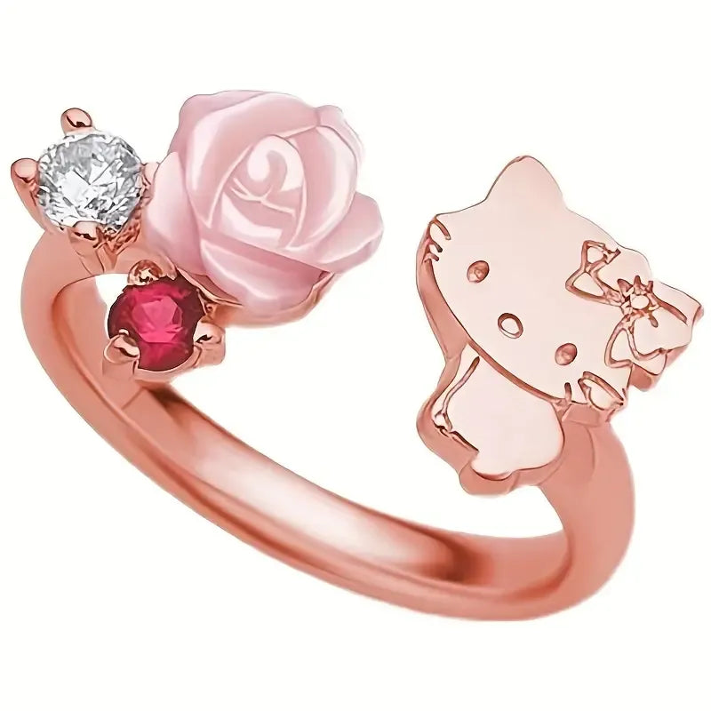 Hello Kitty Rose Ring