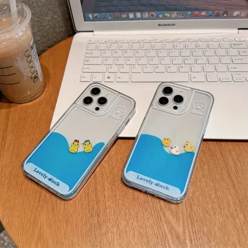 Floating Duck Phone Case (For iPhones)