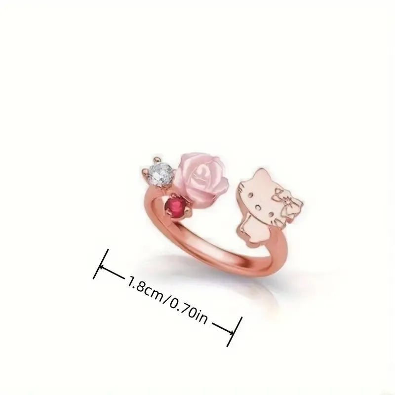 Hello Kitty Rose Ring