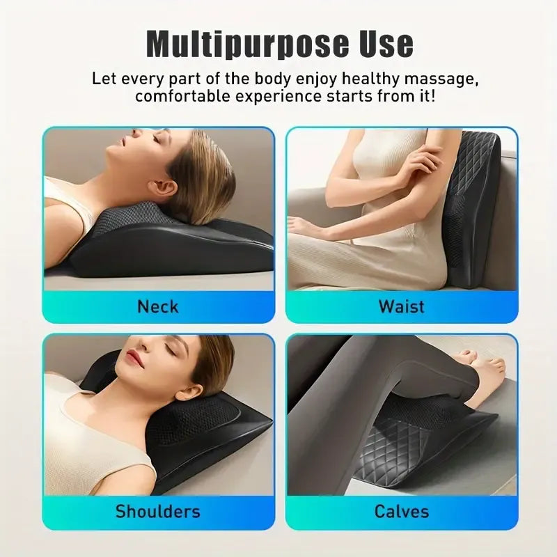 Heated 3D Kneading Massage Pillow