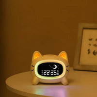 Adorable Cat Sleep Trainer Alarm Clock