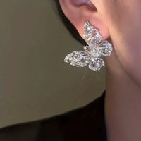 Luxurious Butterfly Shaped Stud Earrings