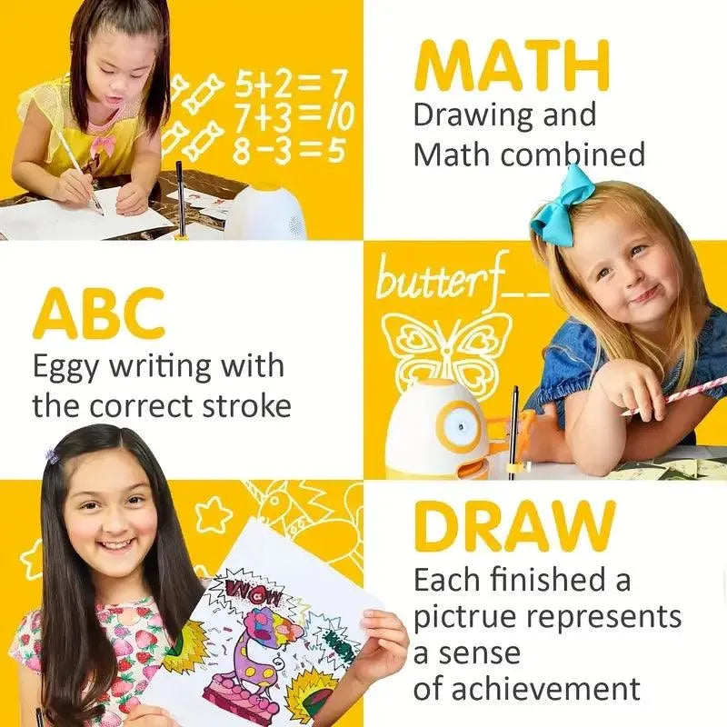 WeDraw Eggy Smart Interactive Tutor Robot - Bear Hugs