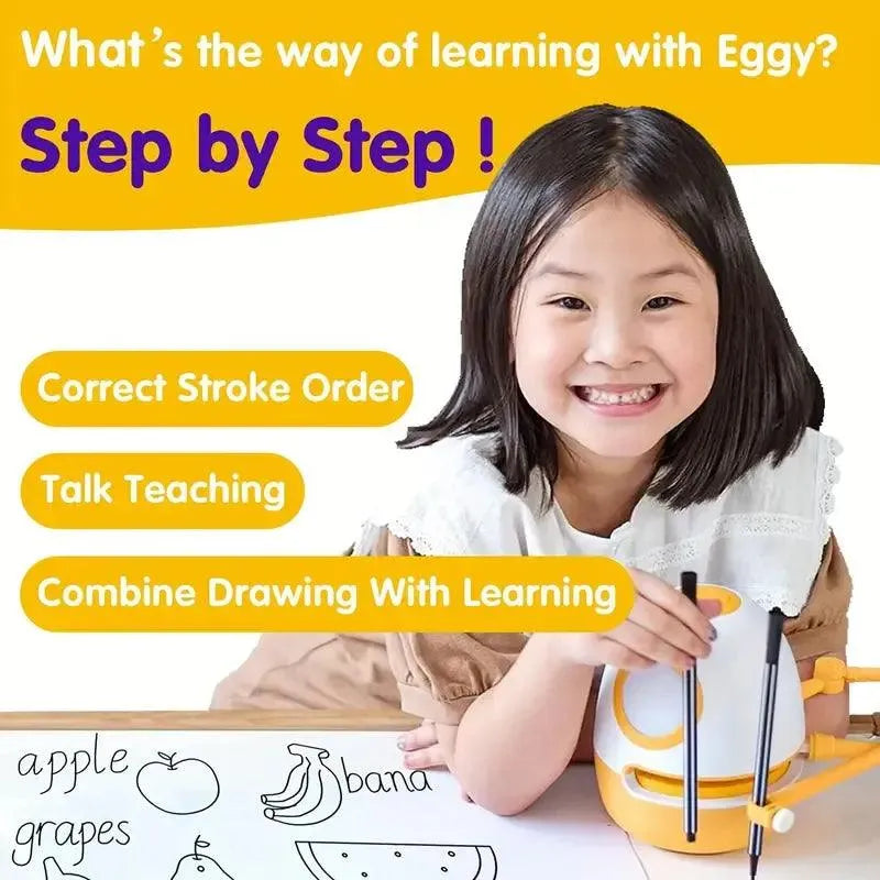 WeDraw Eggy Smart Interactive Tutor Robot - Bear Hugs