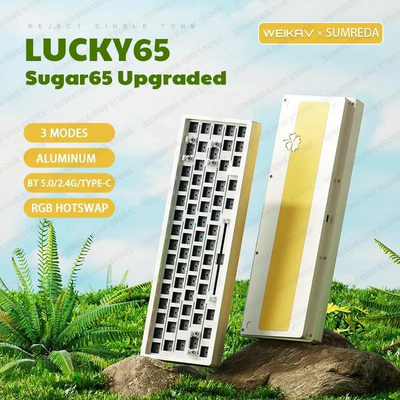 Weikav Lucky Sugar65 V2.0 Keyboard - Bear Hugs