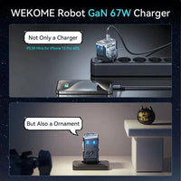 WEKOME Robot 67W GaN Charger - Bear Hugs