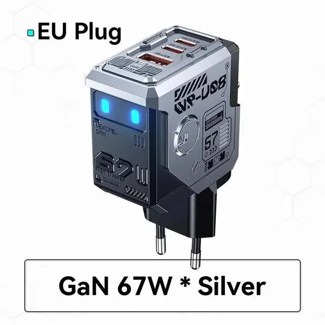 WEKOME Robot 67W GaN Charger - Bear Hugs