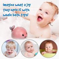 Whale Sprinkler Kids Bath Time Toy - Bear Hugs