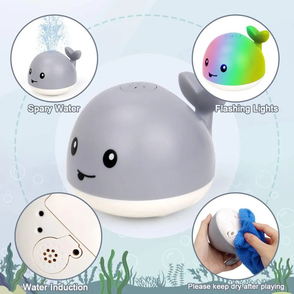 Whale Sprinkler Kids Bath Time Toy - Bear Hugs