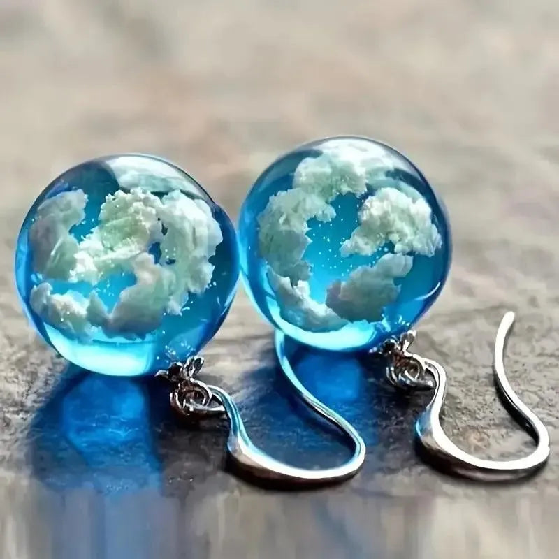 Whimsical Clouds Earrings - Bear Hugs