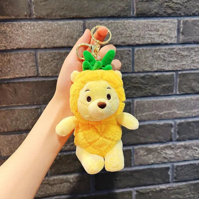 Winnie Plush Pineapple Keychain - Bear Hugs