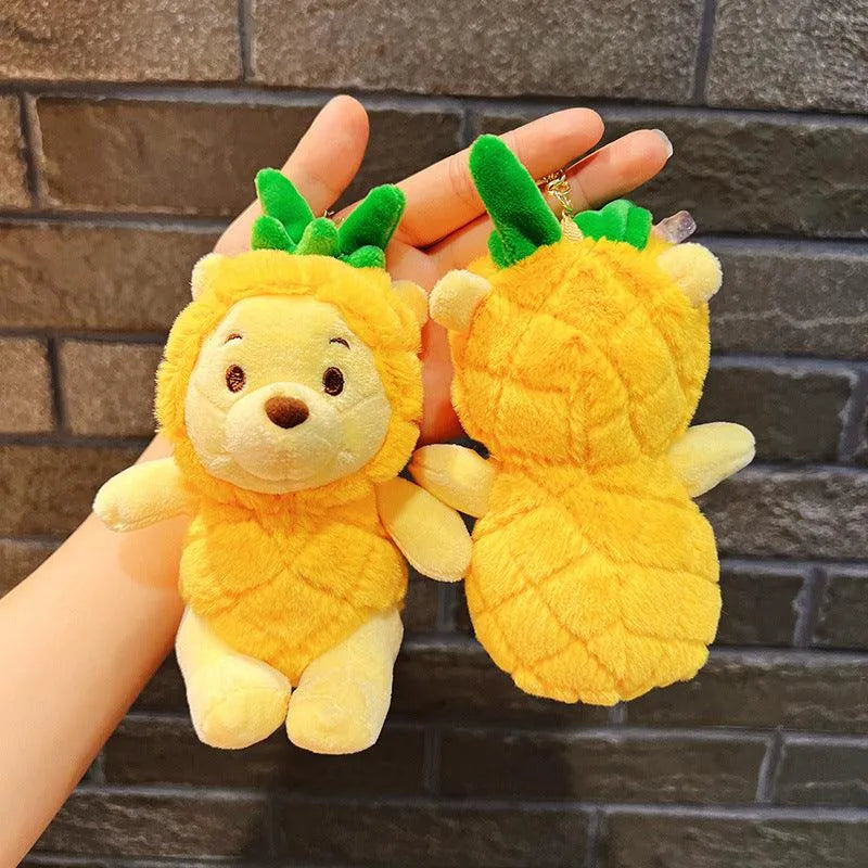 Winnie Plush Pineapple Keychain - Bear Hugs