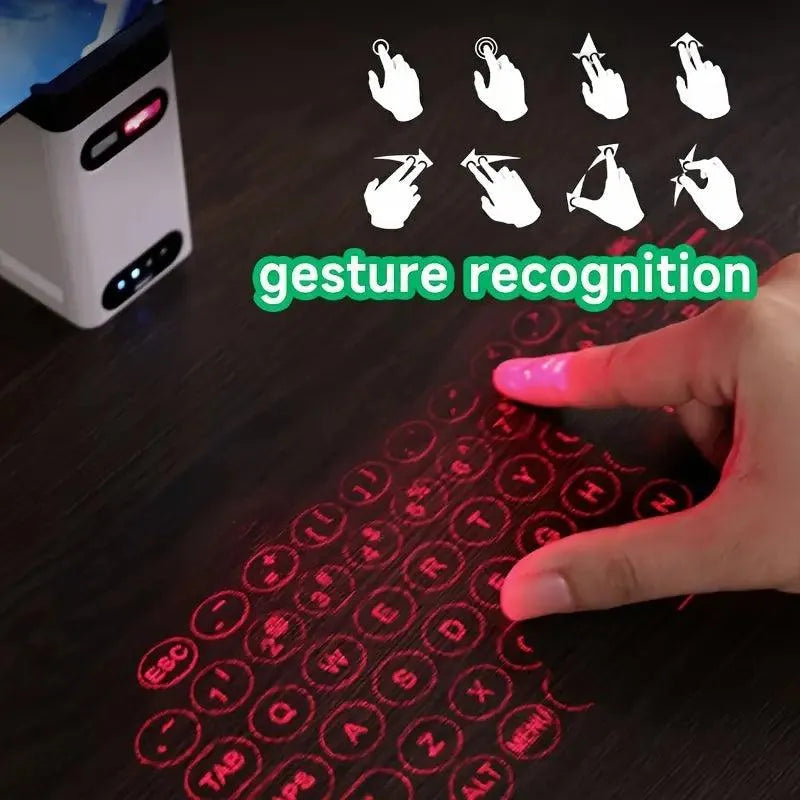 Wireless Laser Projection Virtual Keyboard - Bear Hugs