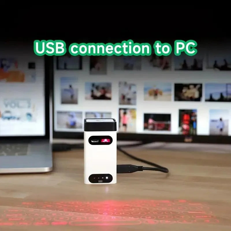 Wireless Laser Projection Virtual Keyboard - Bear Hugs