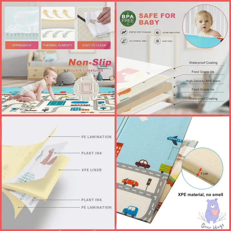 XL Crawling Play Mat - Bear Hugs