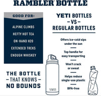 YETI Rambler Chug Cap Bottle (36 oz) - Bear Hugs