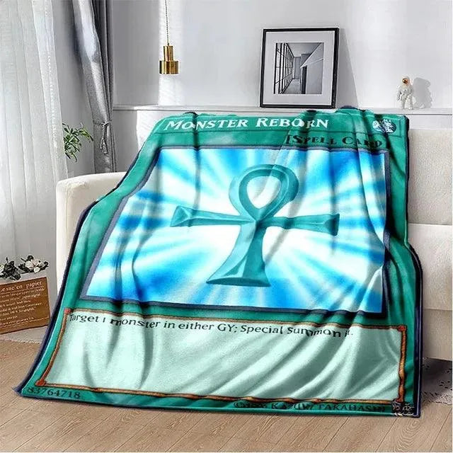 Yu-Gi-Oh! Card Throw Blankets - Bear Hugs