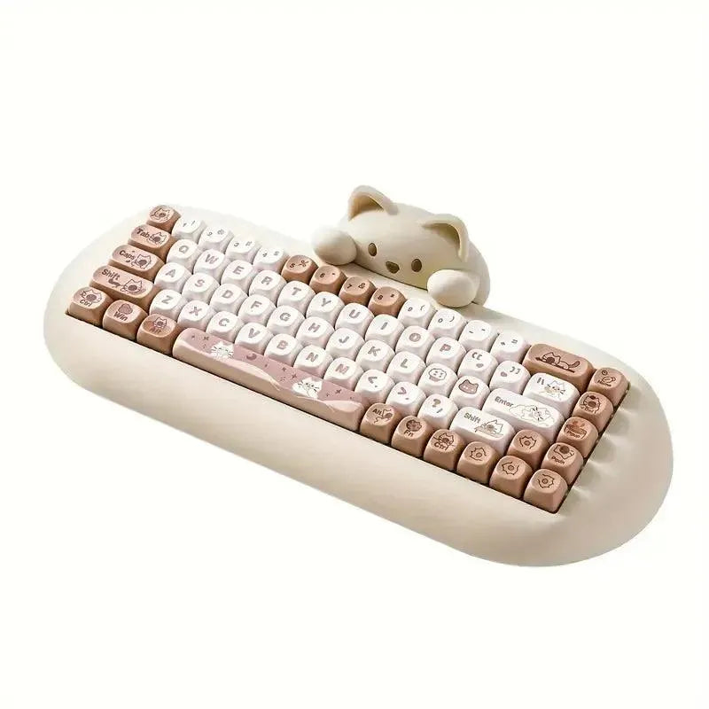 YUNZII C68 Wireless Mechanical Keyboard - Bear Hugs