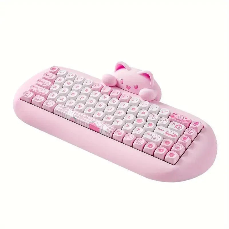 YUNZII C68 Wireless Mechanical Keyboard - Bear Hugs