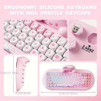 YUNZII C68 Wireless Mechanical Keyboard - Bear Hugs