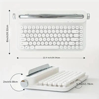 YUNZII Retro Wireless Typewriter Keyboard B303/B305 - Bear Hugs